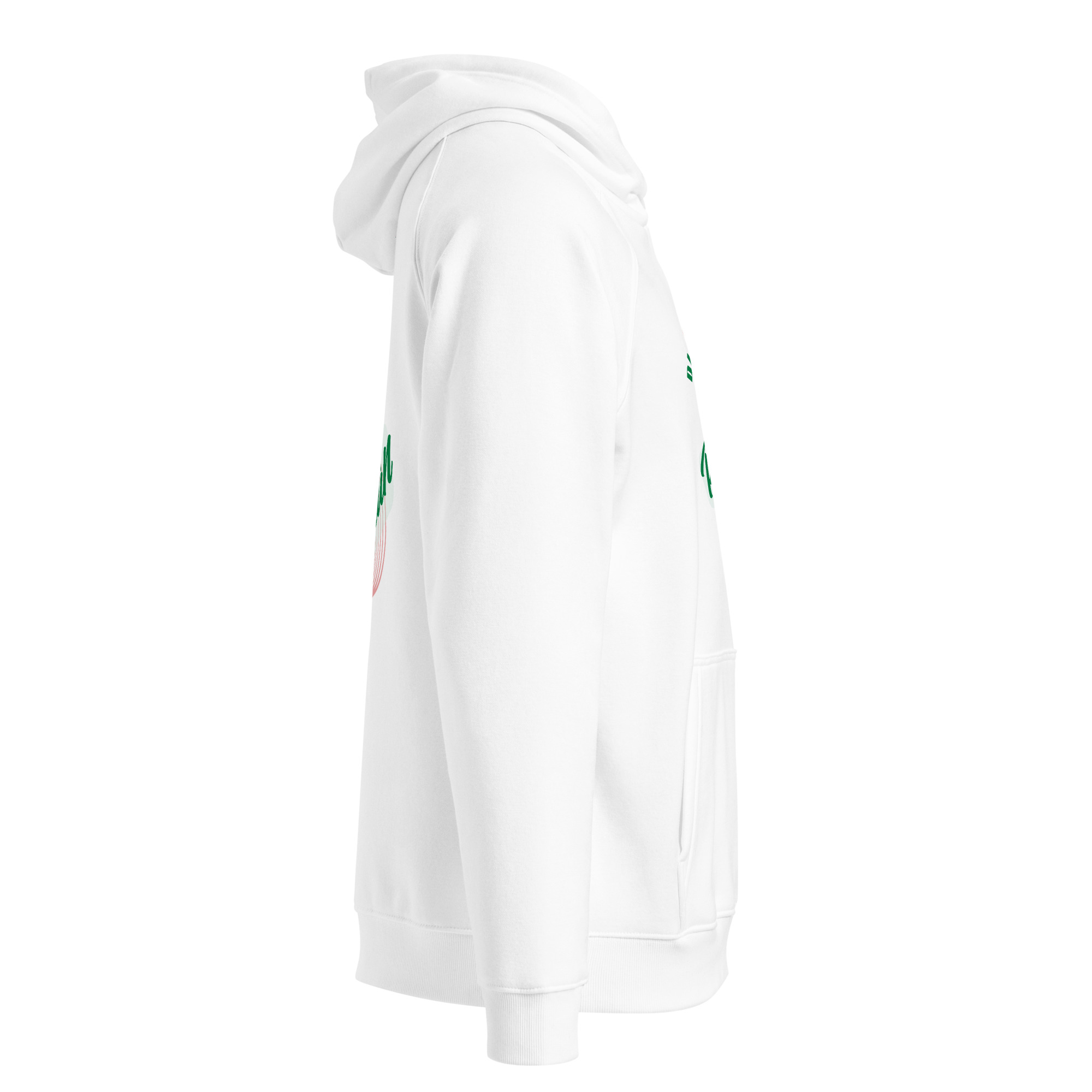 Unisex eco raglan hoodie - Image 5
