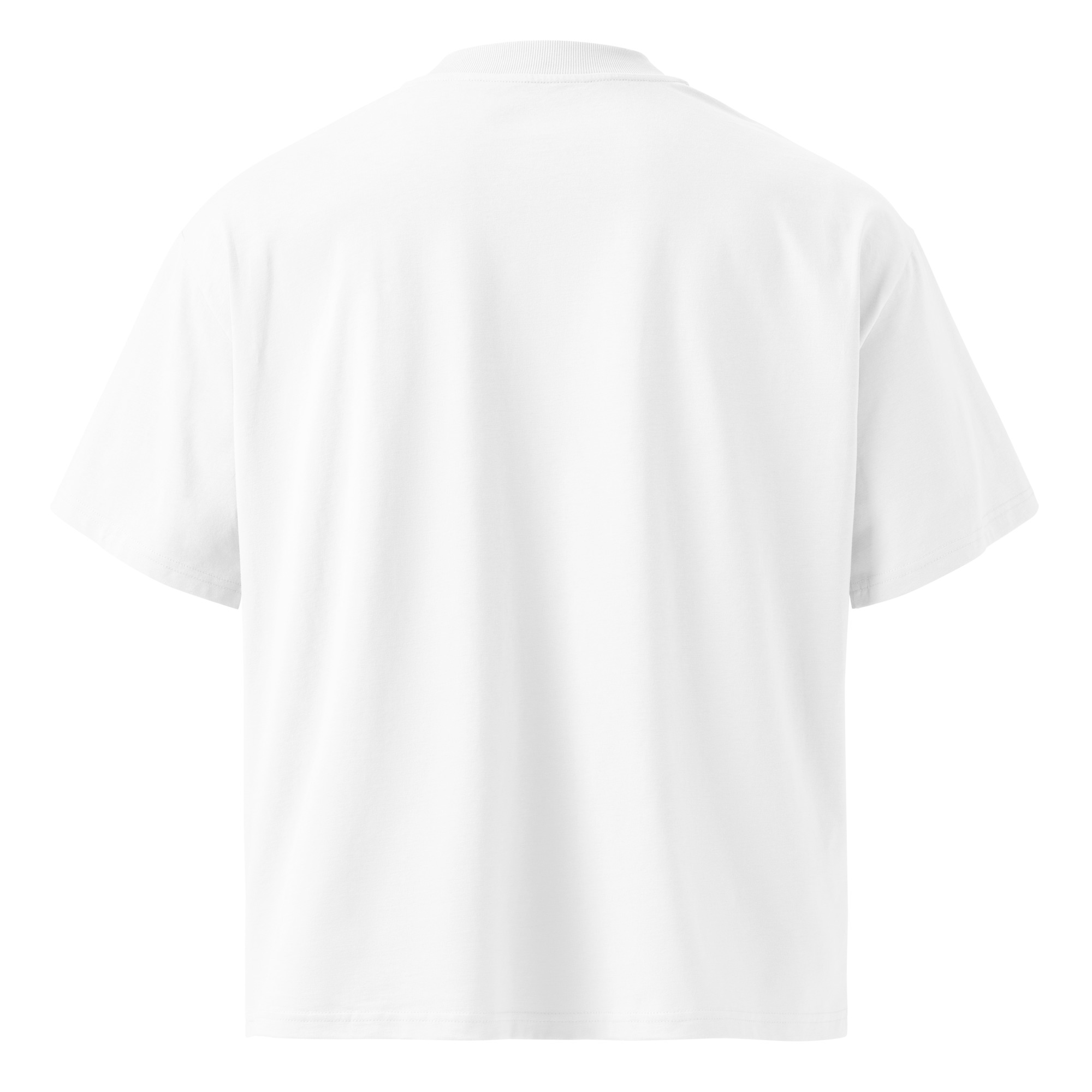 Unisex organic oversized high neck t-shirt - Image 2
