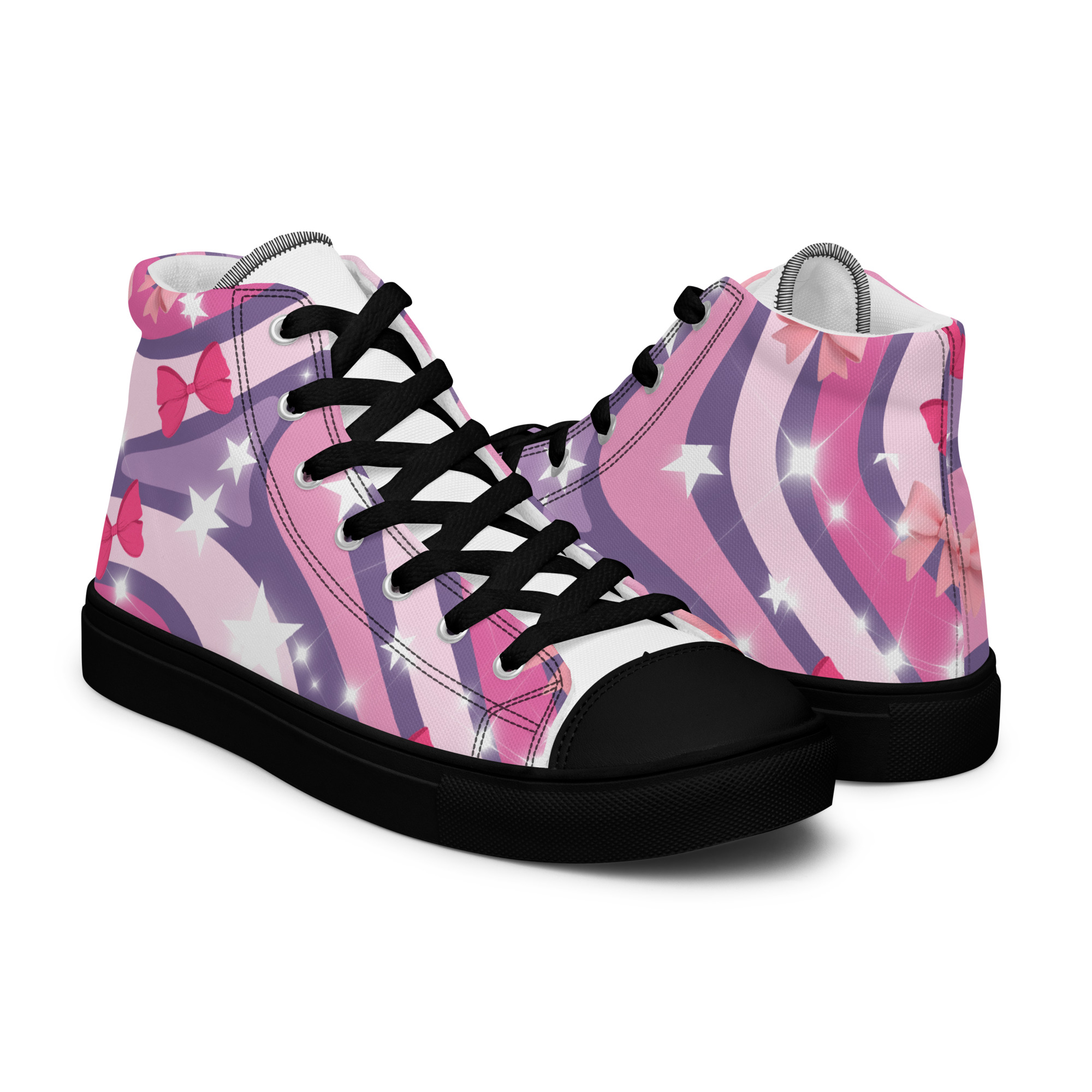 Women’s high top canvas shoes - Image 2